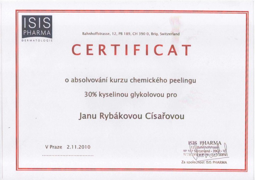 Certifikát 4