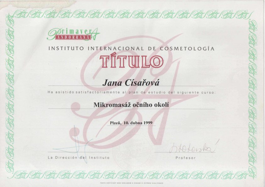 Certifikát 13