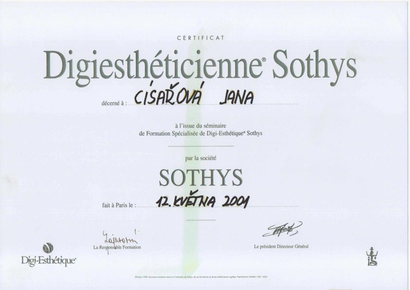 Certifikát 21