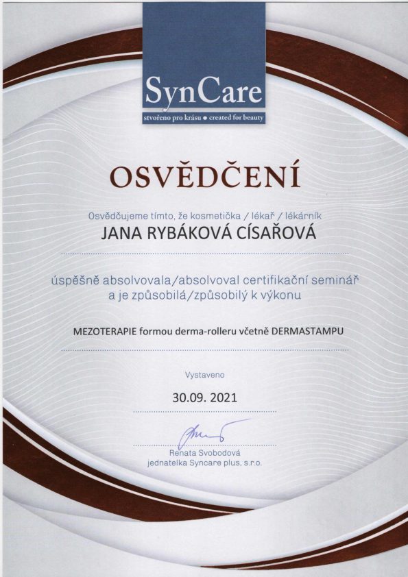 Certifikát 22