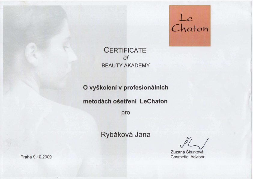 Certifikát 30